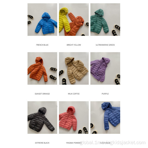 Down Jacket Kids High Quality Boy Down Jacket Manufactory